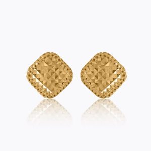 Megha 22KT Gold Stud Earrings